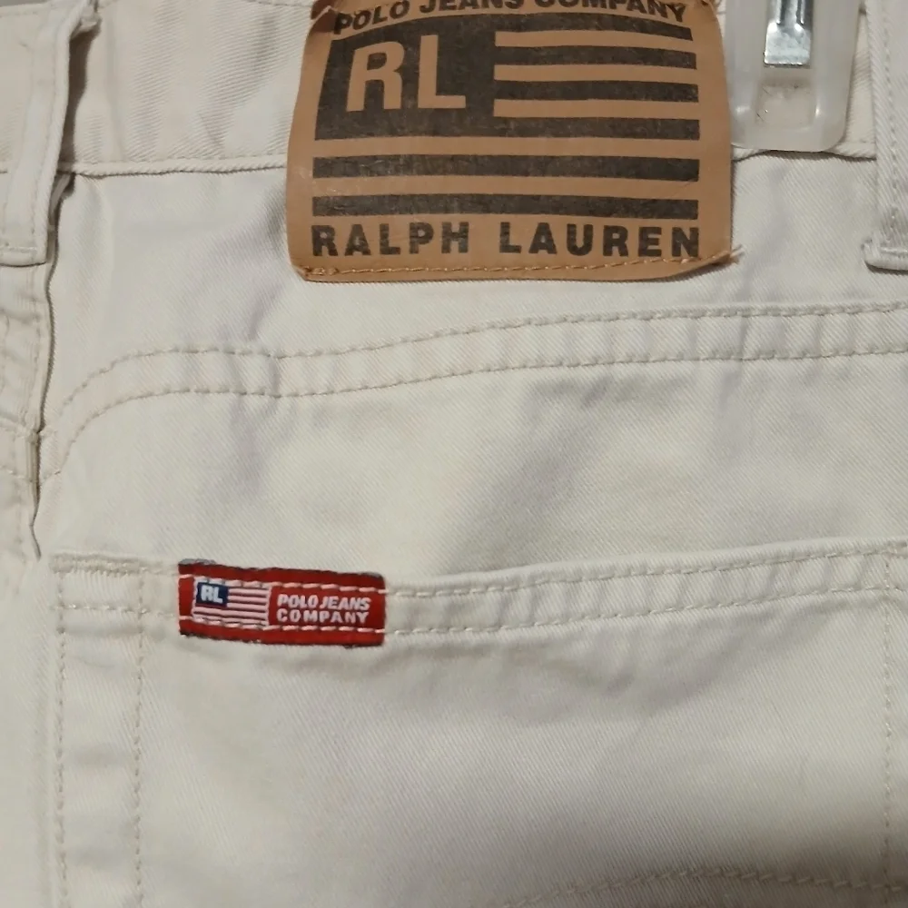 Ralph Lauren polo jean  company ladies off white jeans. Size 6 - Picture 5 of 12
